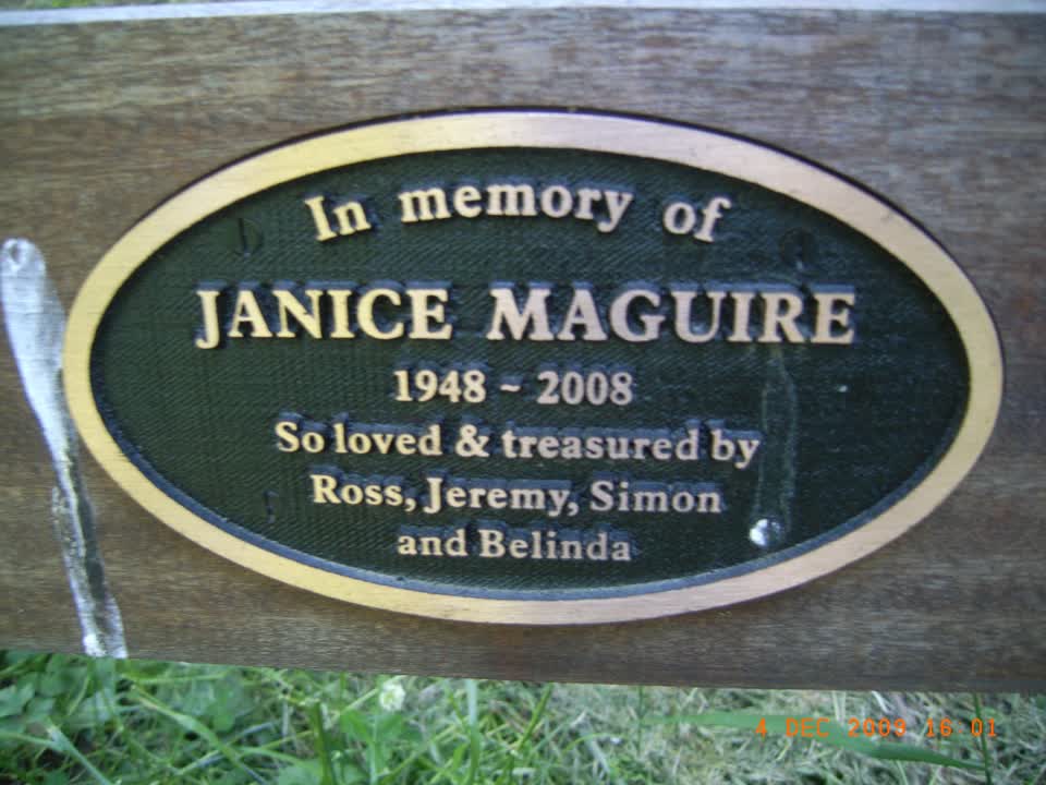 the register’s photograph of the plaque at Hagley Park North