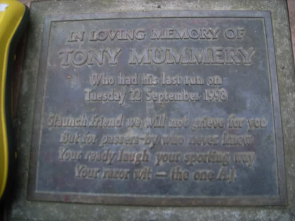 the register’s photograph of the plaque at Hagley Park North
