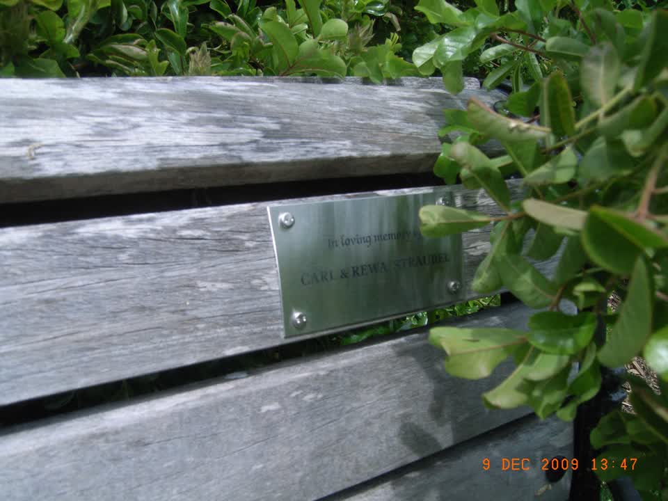 the register’s photograph of the plaque at Hagley Park North