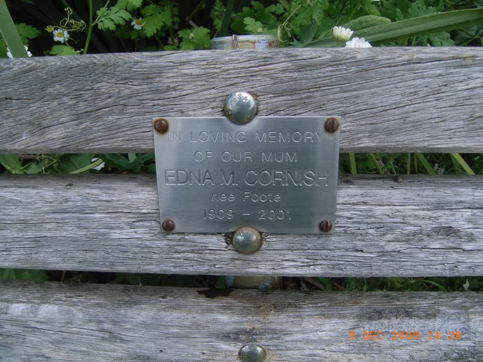 the register’s photograph of the plaque at Hagley Park North