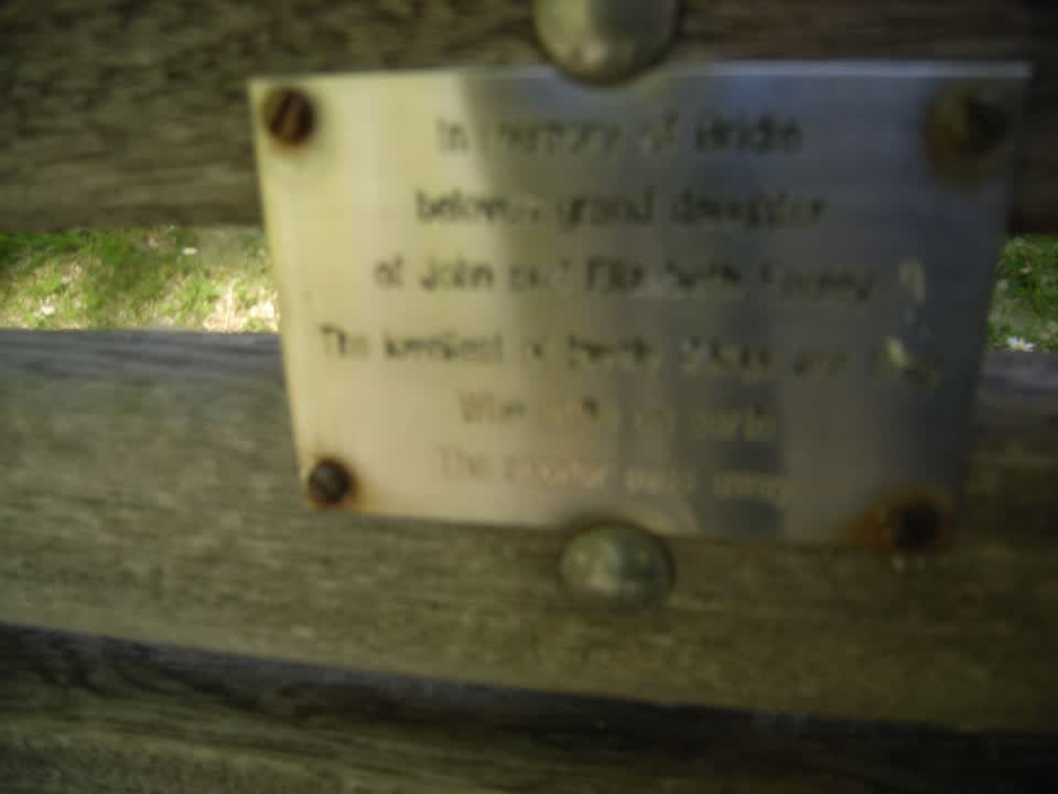 the register’s photograph of the plaque at Hagley Park North