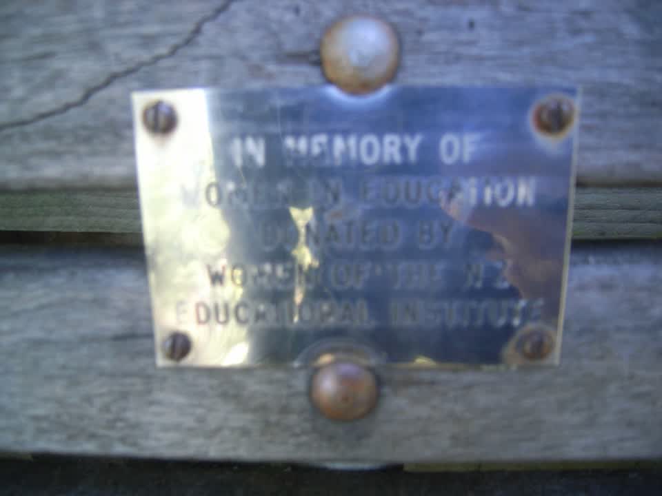 the register’s photograph of the plaque at Hagley Park North