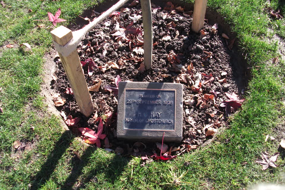 the register’s photograph of the plaque at Friendship Corner