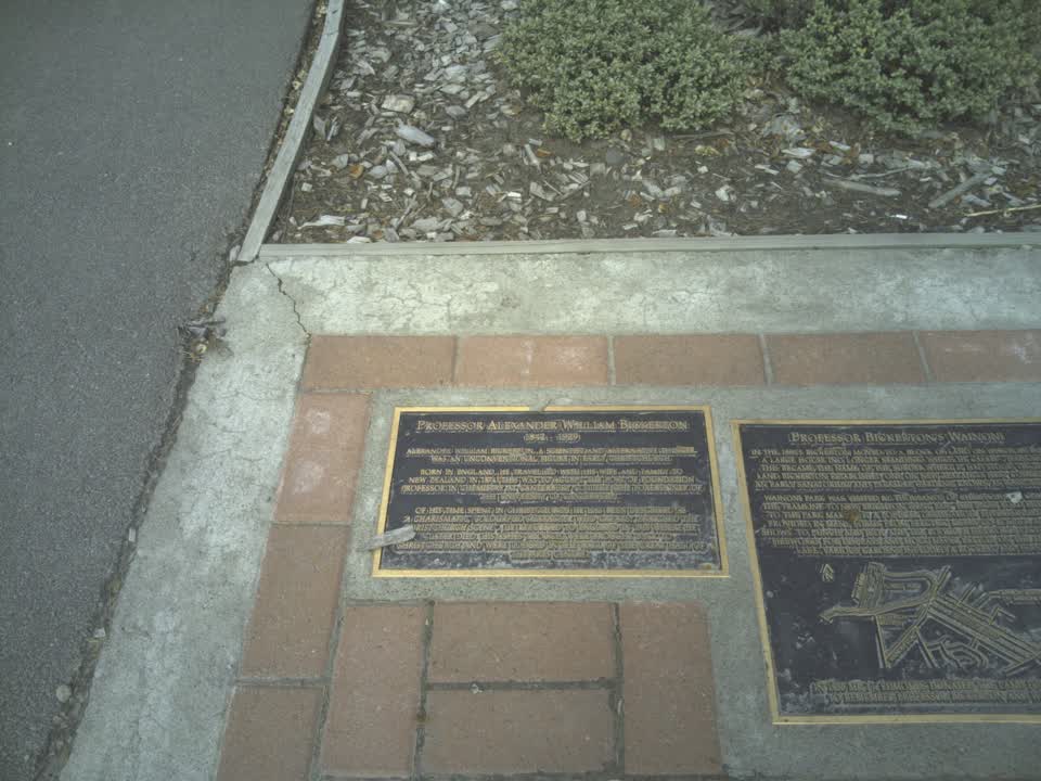 the register’s photograph of the plaque at Bickerton Reserve