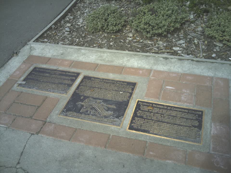 the register’s photograph of the plaque at Bickerton Reserve
