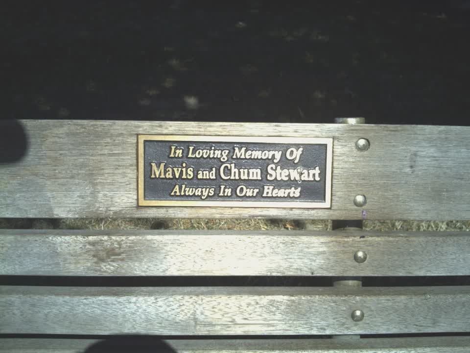 the register’s photograph of the plaque at Templeton Domain