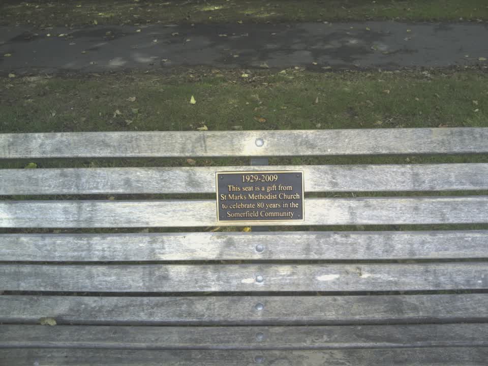 the register’s photograph of the plaque at Somerfield Park