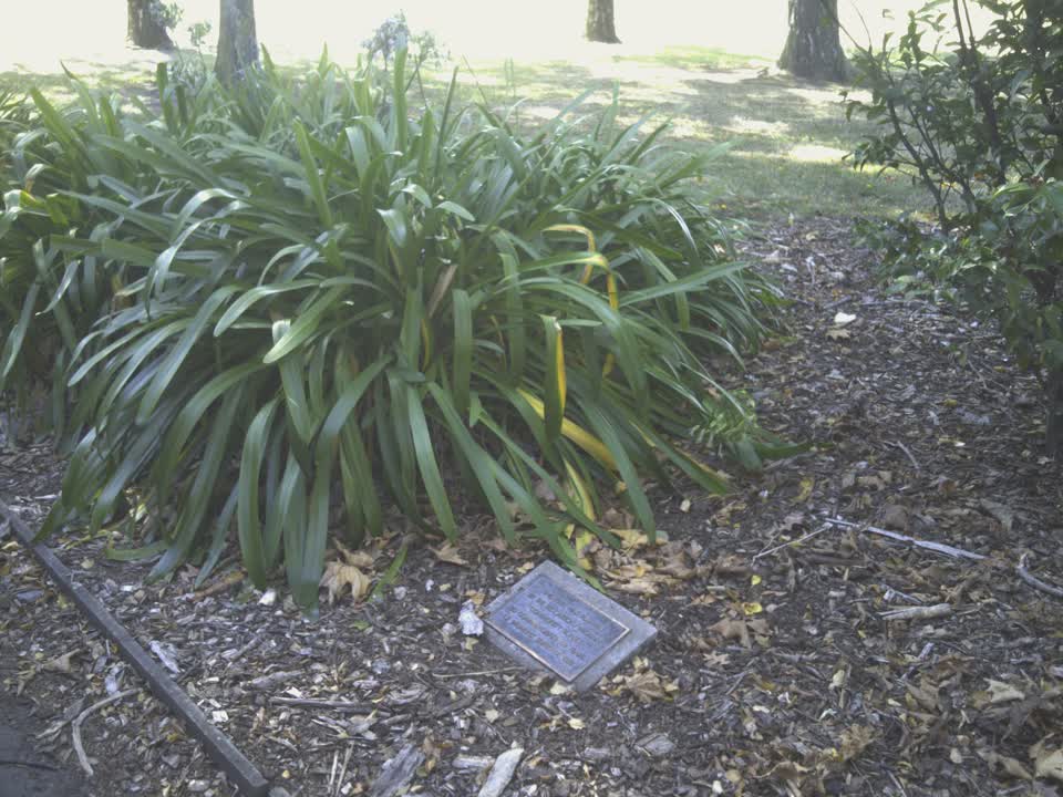 the register’s photograph of the plaque at Denton Park