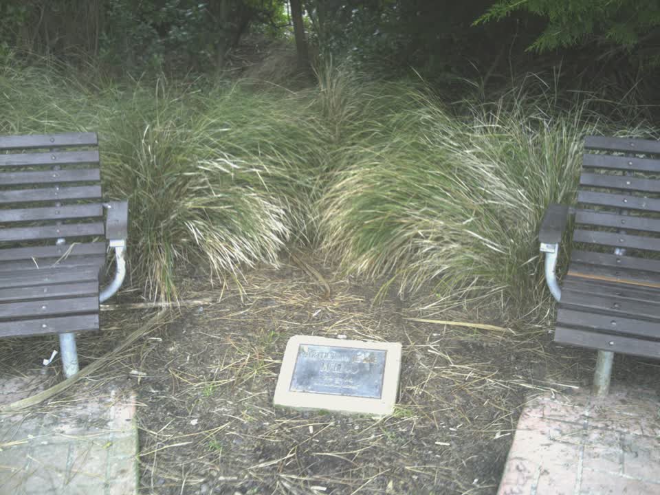 the register’s photograph of the plaque at Rawhiti Domain
