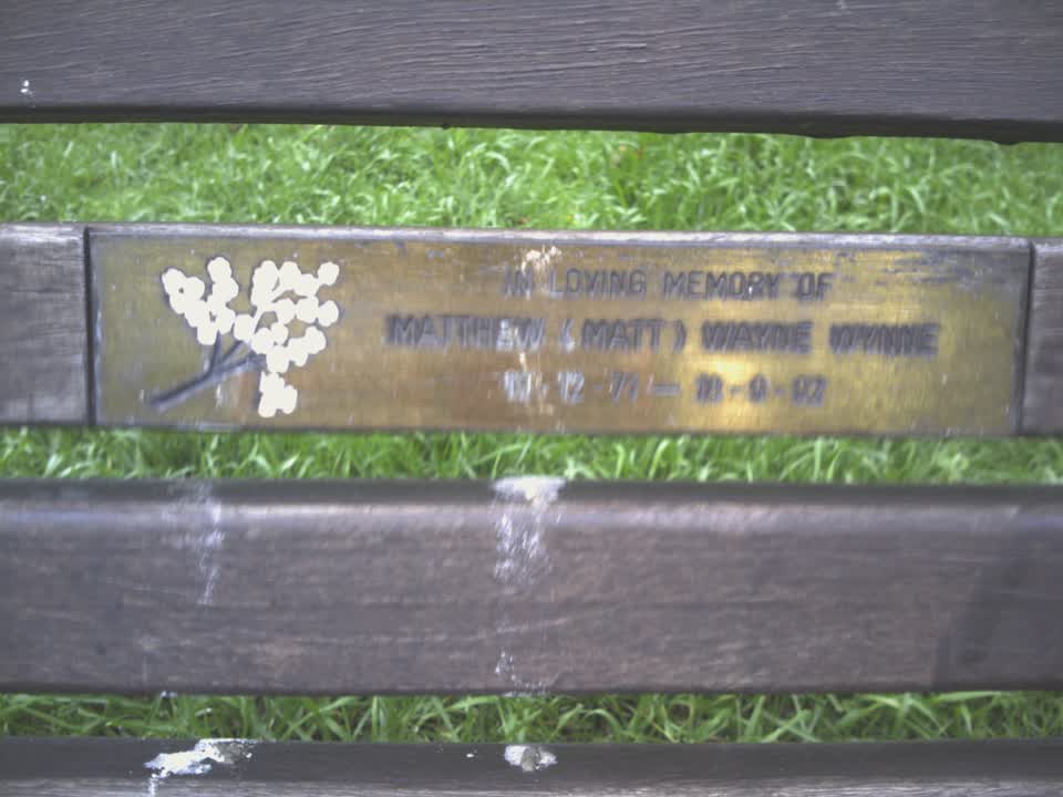 the register’s photograph of the plaque at Avonhead Cemetery