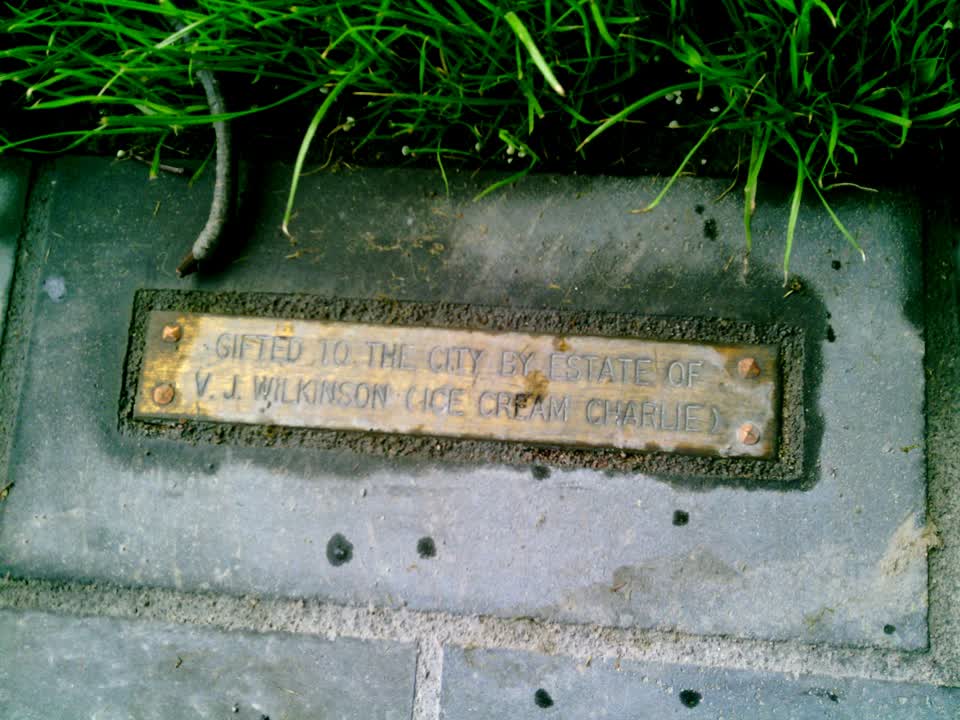 the register’s photograph of the plaque at Victoria Square
