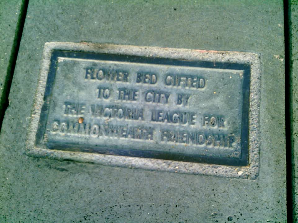 the register’s photograph of the plaque at Victoria Square