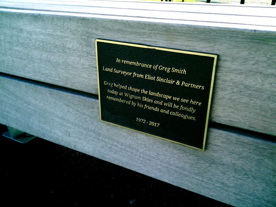 the register’s photograph of the plaque at Marama Park