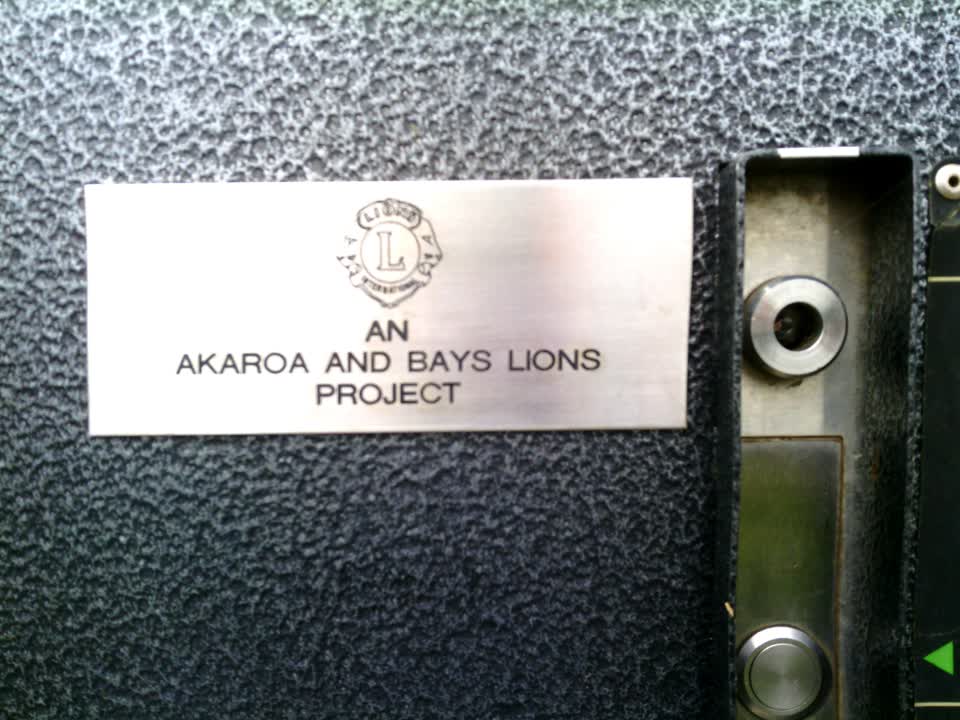 the register’s photograph of the plaque at Akaroa Recreation Ground