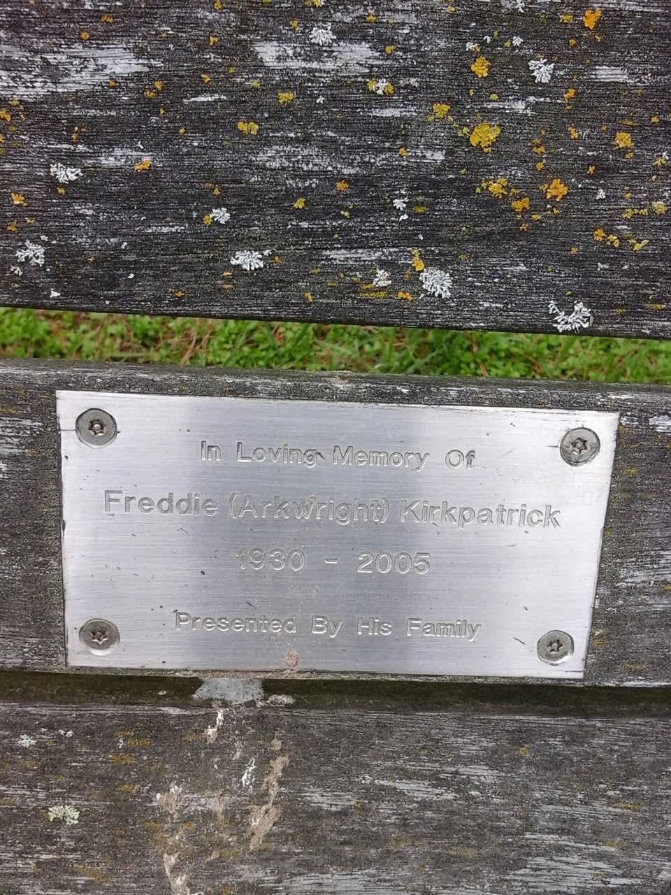 the register’s photograph of the plaque at Rawhiti Domain