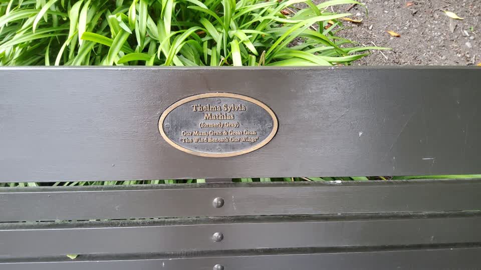 the register’s photograph of the plaque at Mona Vale