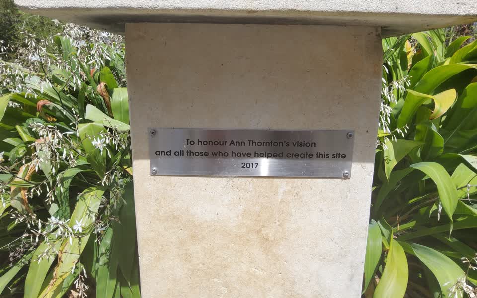 the register’s photograph of the plaque at Diamond Harbour Cemetery