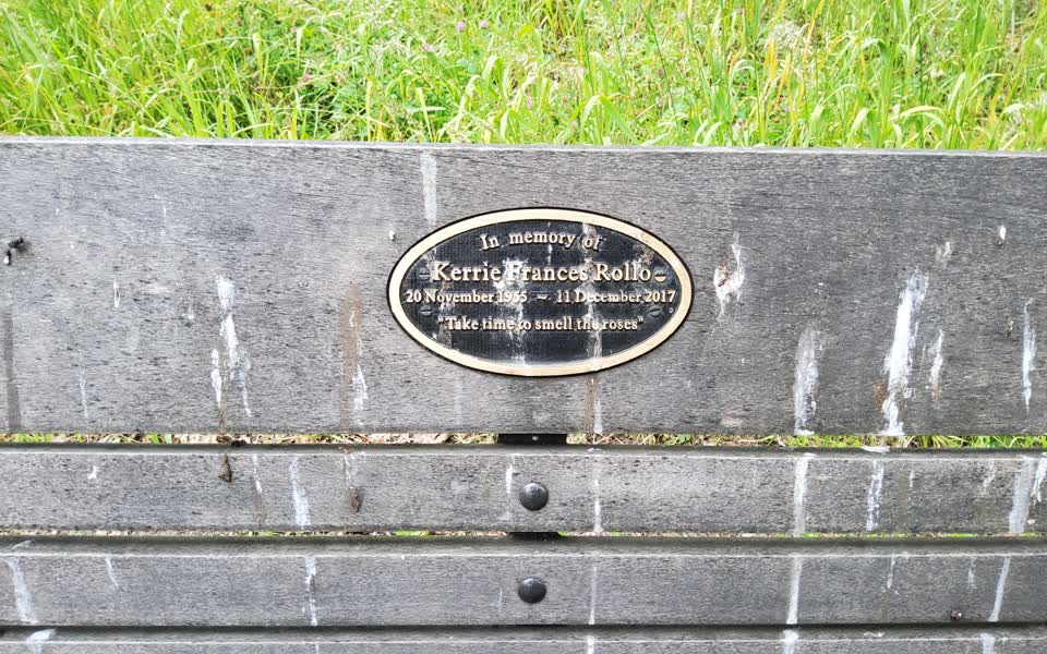 the register’s photograph of the plaque at Hagley Park North