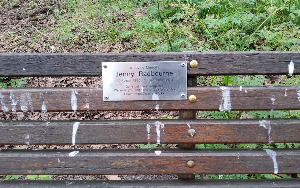 the register’s photograph of the plaque at Hagley Park North