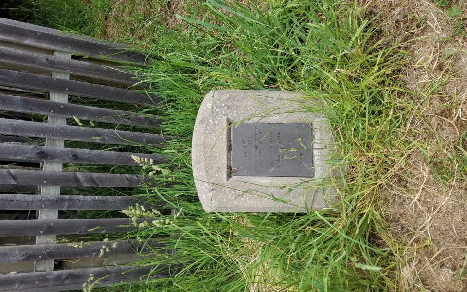 the register’s photograph of the plaque at Garden Of Tane