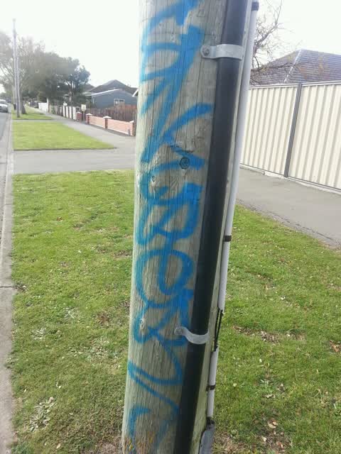 Graffiti, a report photo