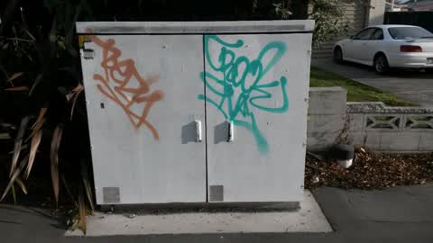 Graffiti, a report photo