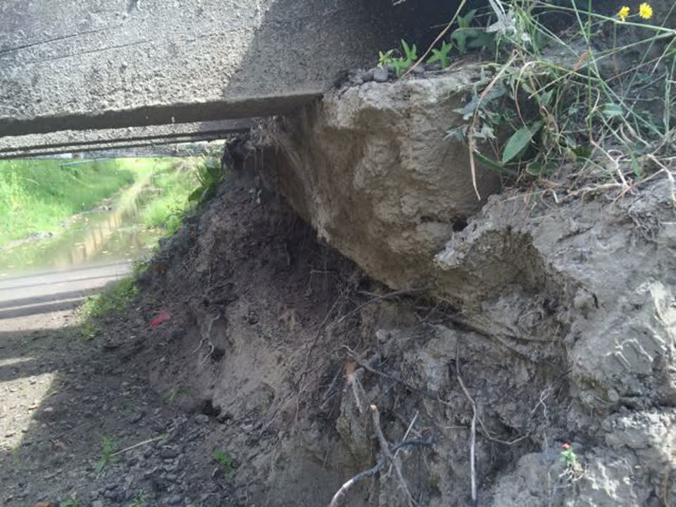 The photograph attached to this wastewater/stormwater report