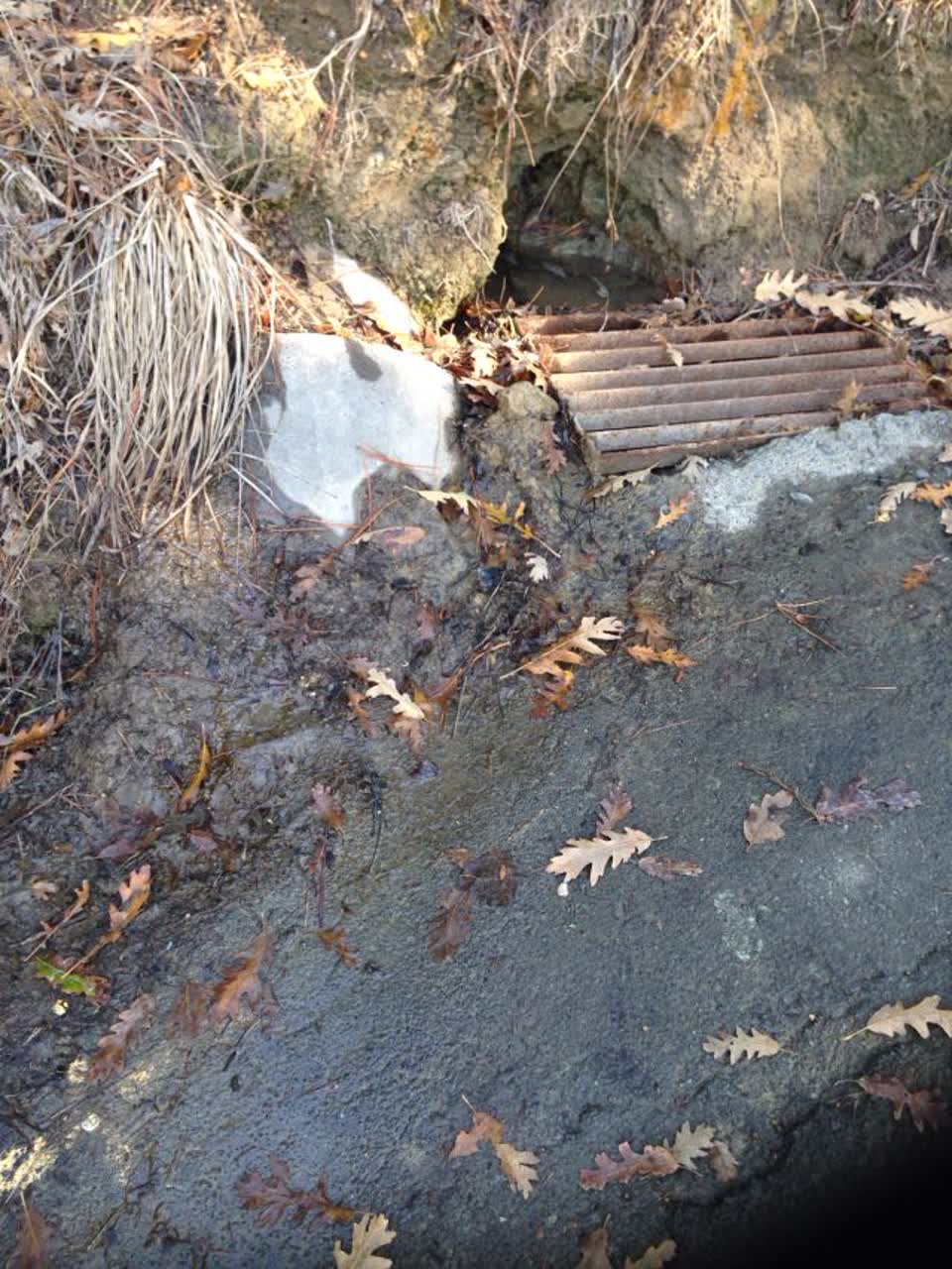 The photograph attached to this wastewater/stormwater report