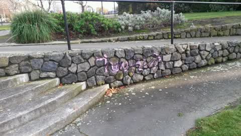 Graffiti, a report photo