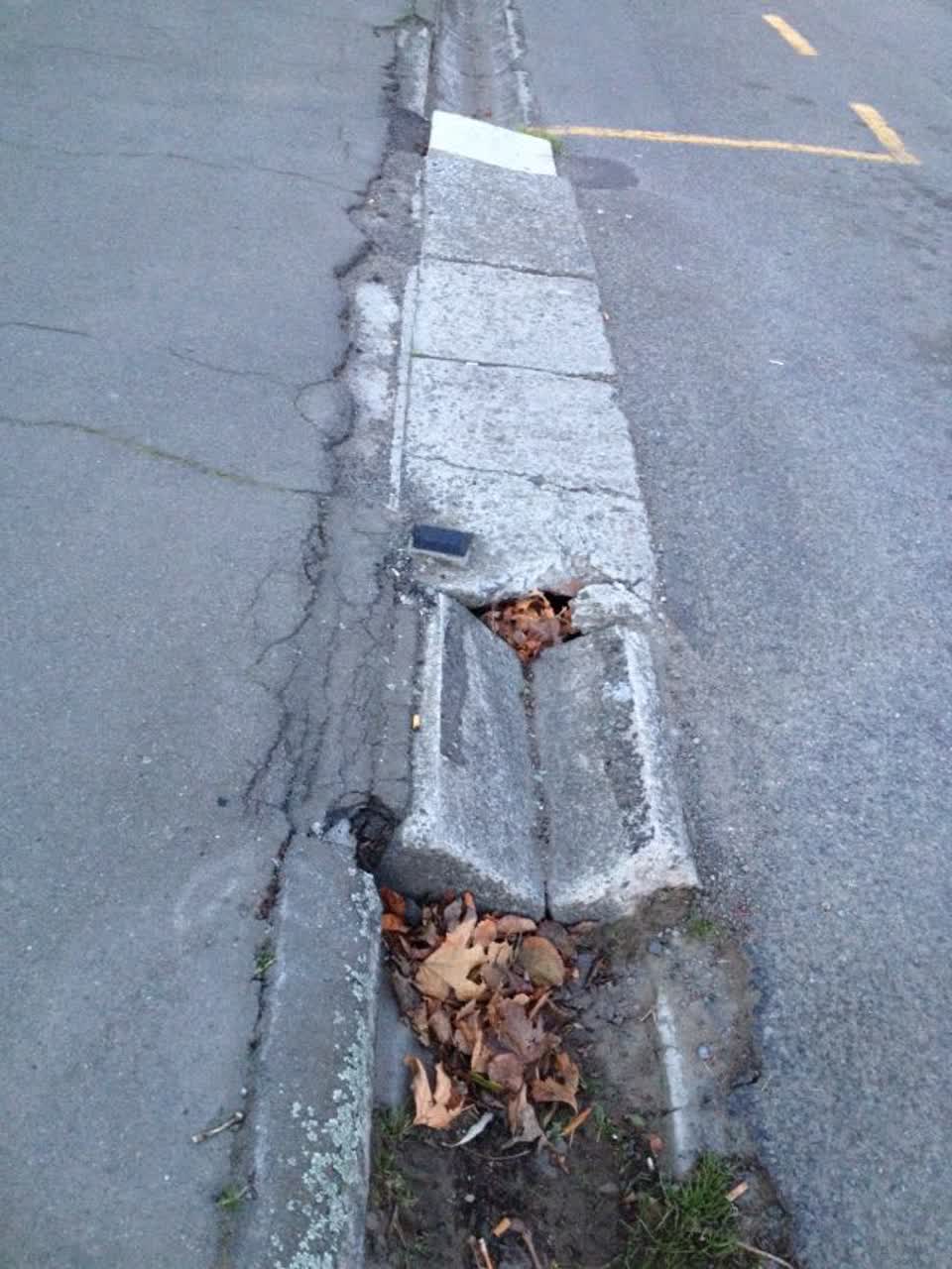 The photograph attached to this wastewater/stormwater report