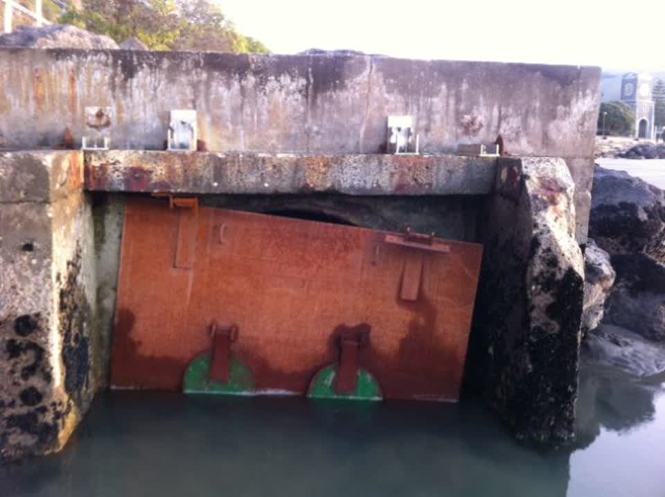 The photograph attached to this wastewater/stormwater report