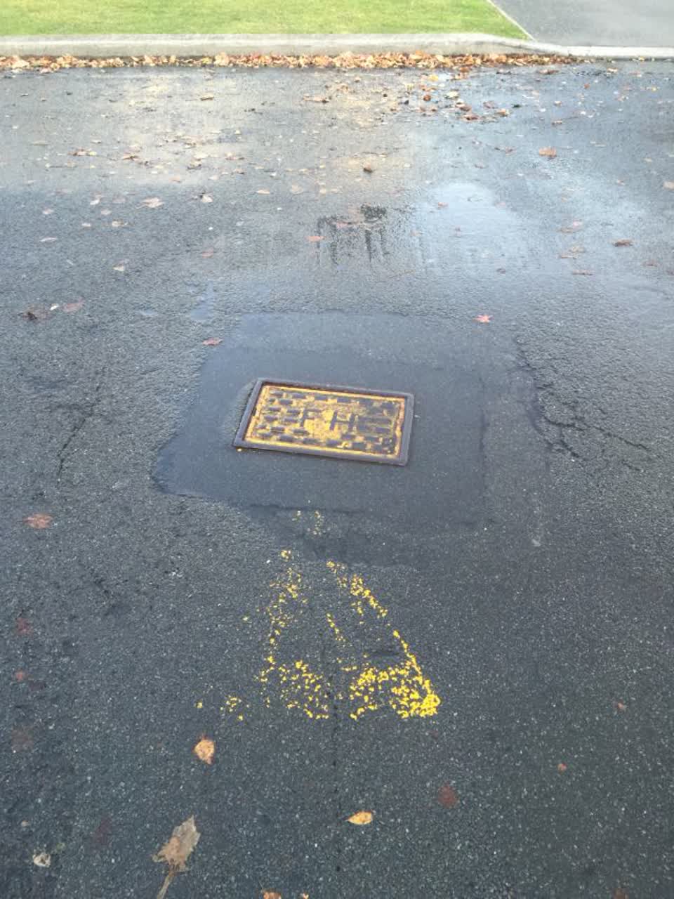 The photograph attached to this wastewater/stormwater report