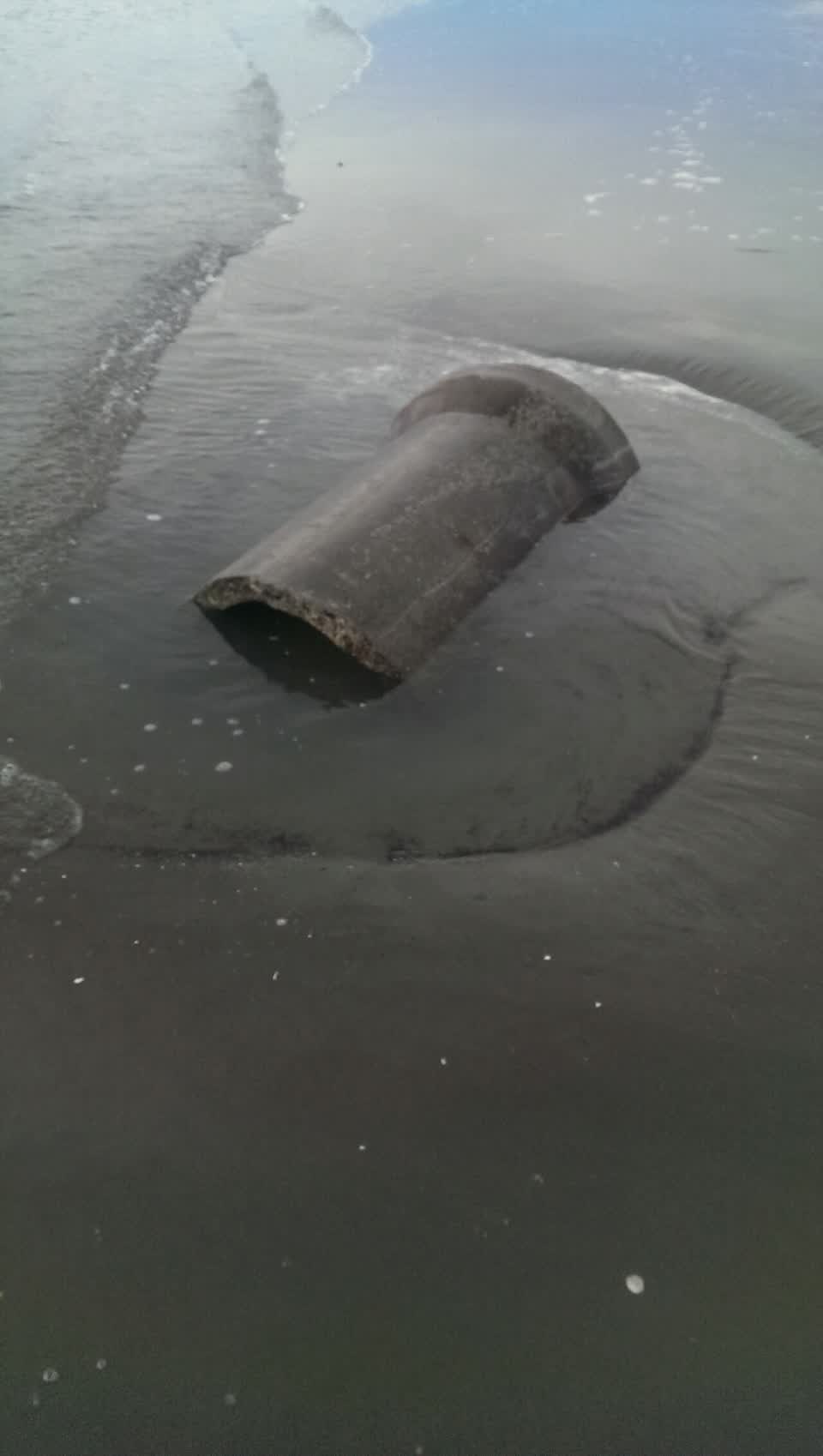 The photograph attached to this wastewater/stormwater report