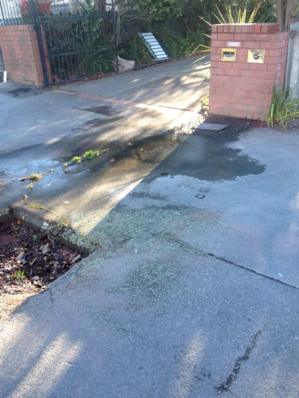 The photograph attached to this water supply report