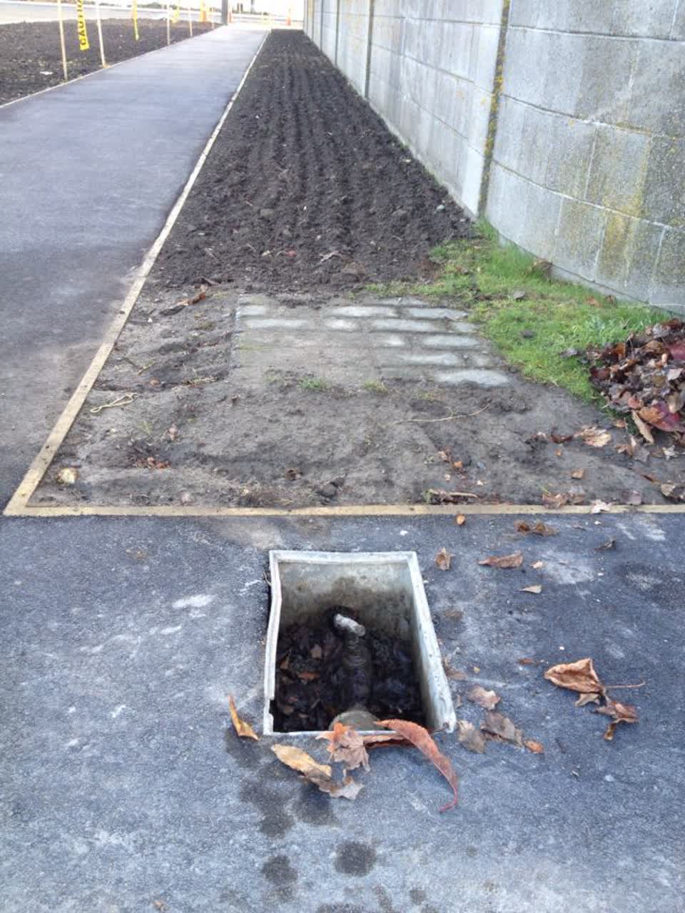 The photograph attached to this water supply report
