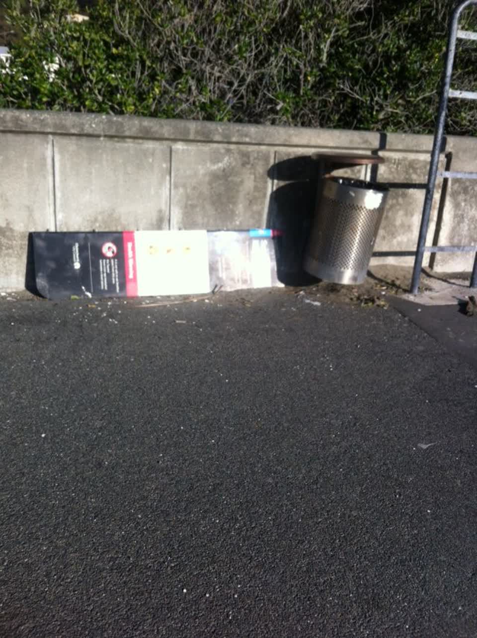 The photograph attached to this parks report