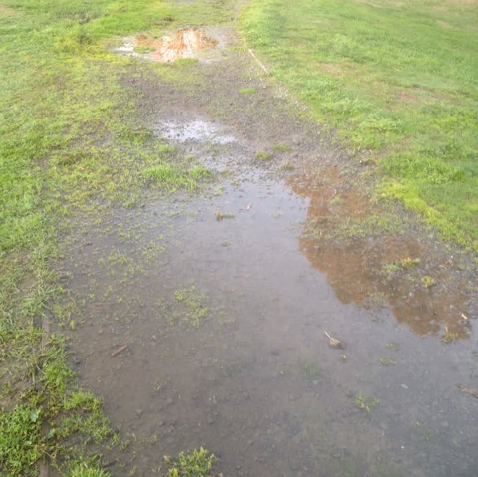 The photograph attached to this wastewater/stormwater report