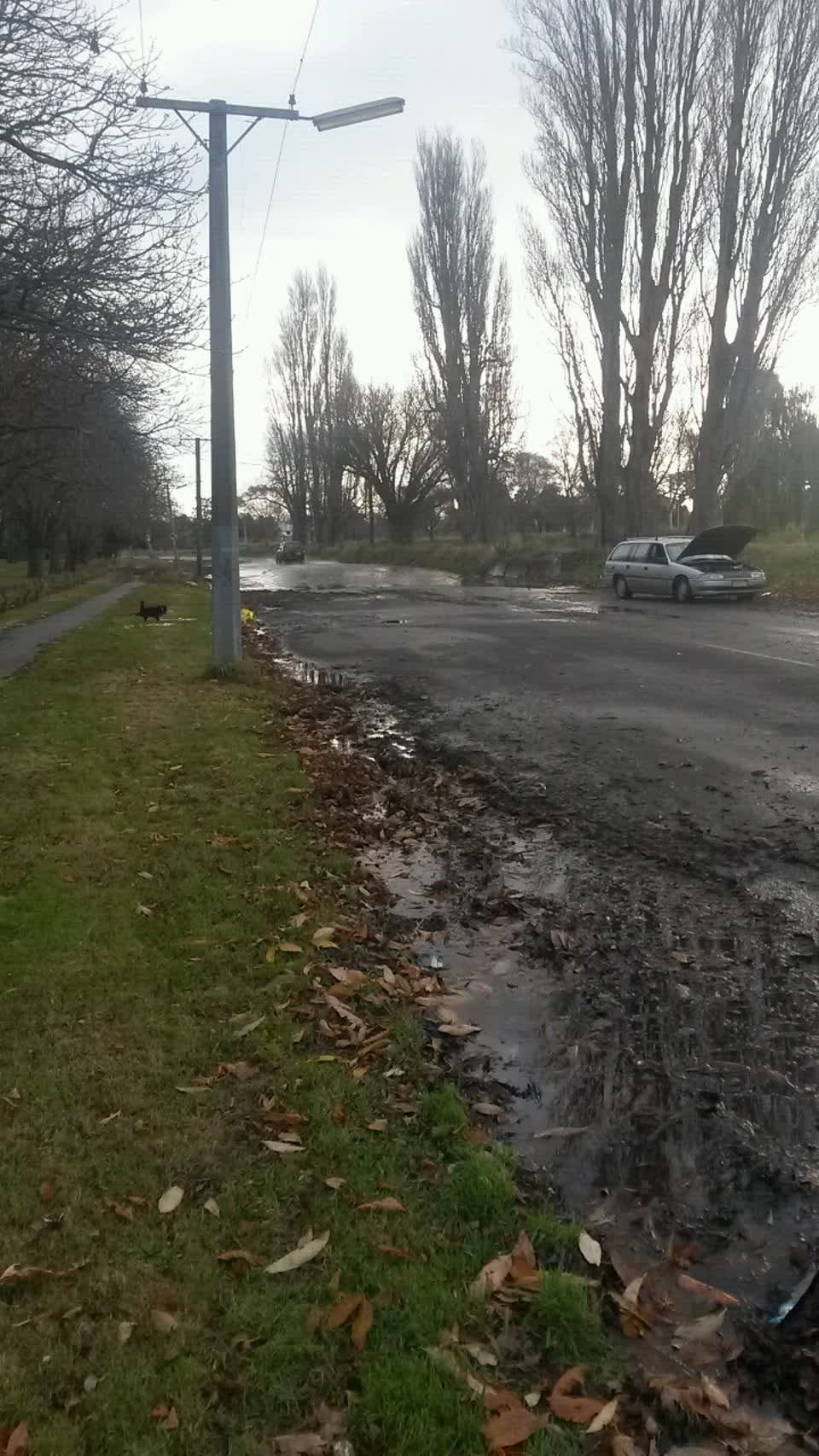 The photograph attached to this wastewater/stormwater report
