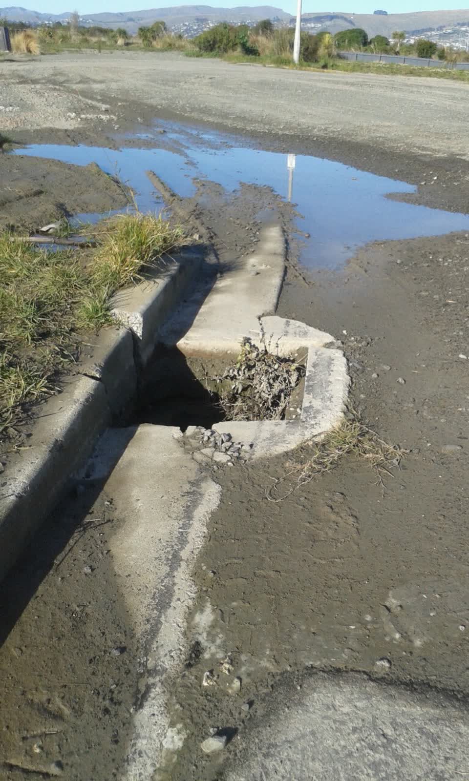 The photograph attached to this wastewater/stormwater report
