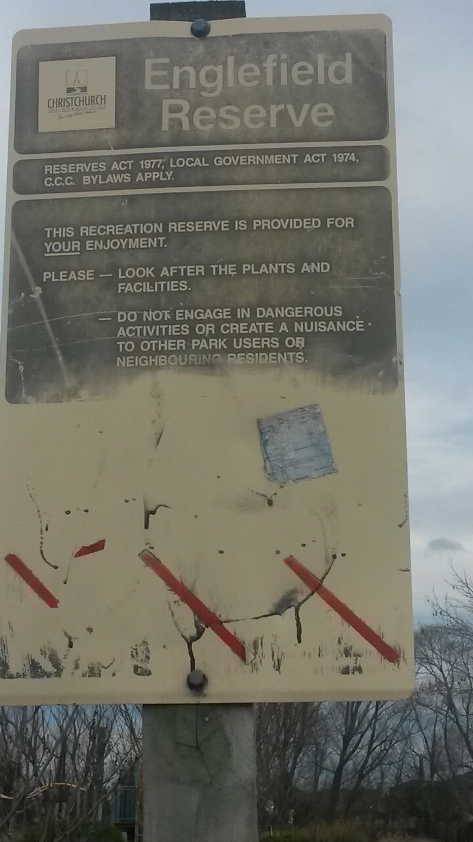 The photograph attached to this parks report
