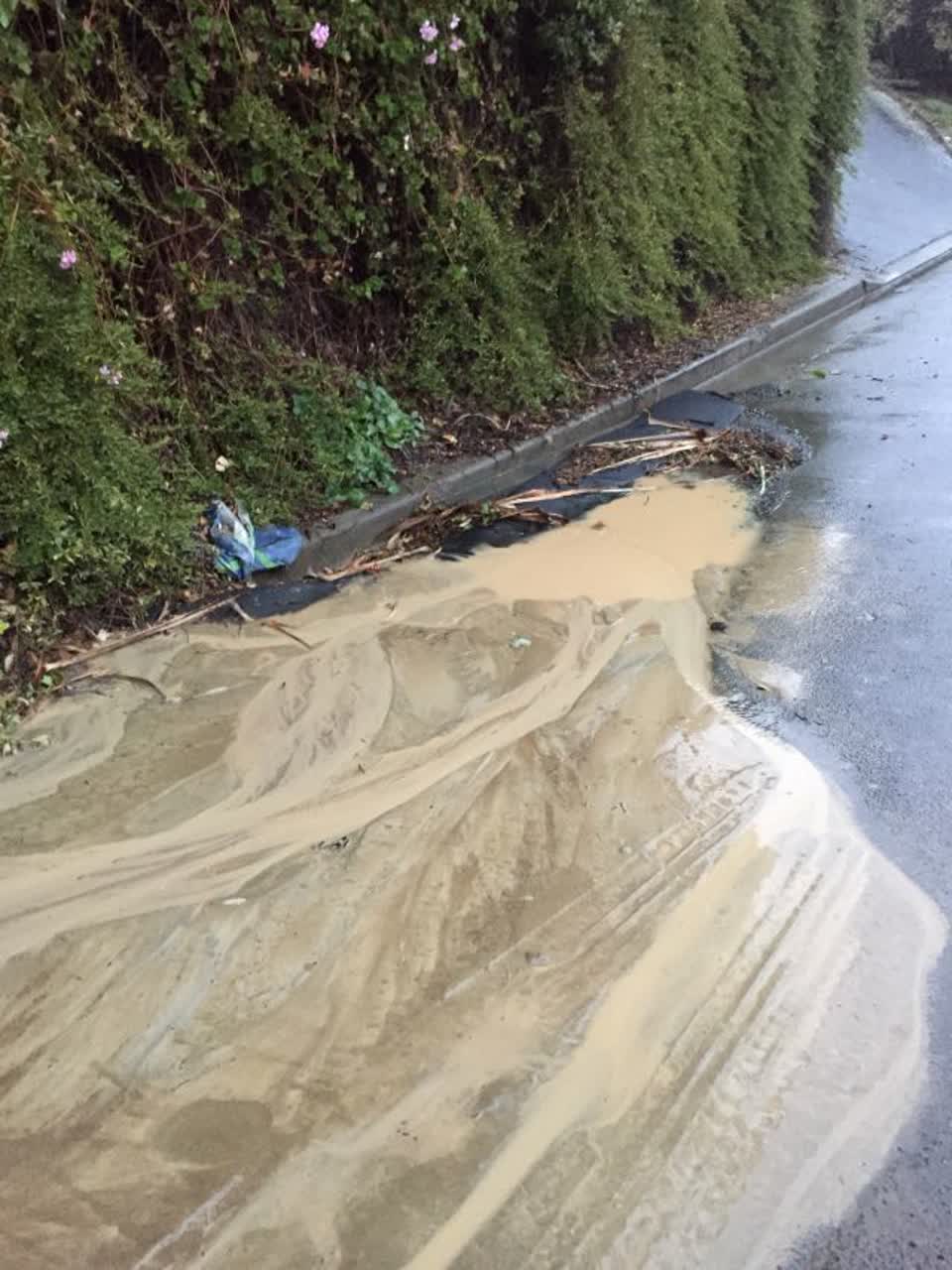 The photograph attached to this wastewater/stormwater report