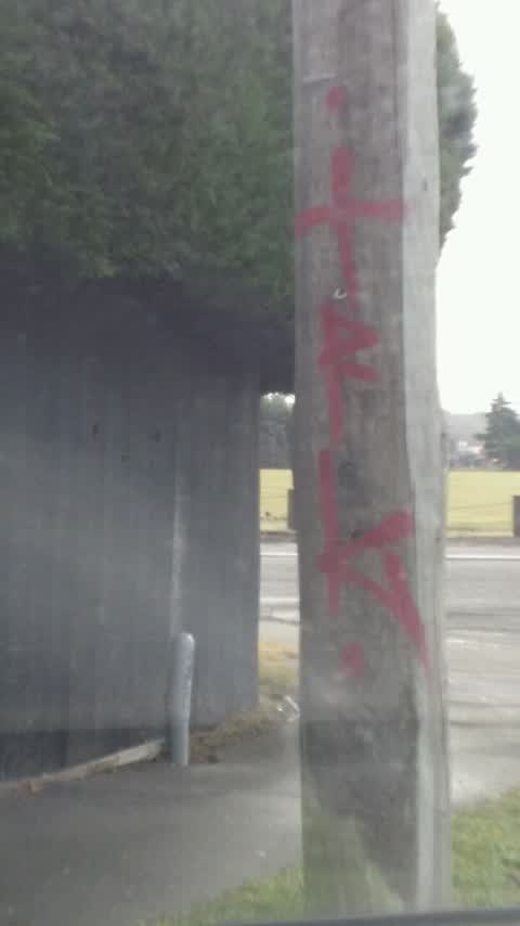 Graffiti, a report photo
