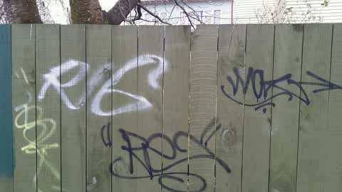 Graffiti, a report photo