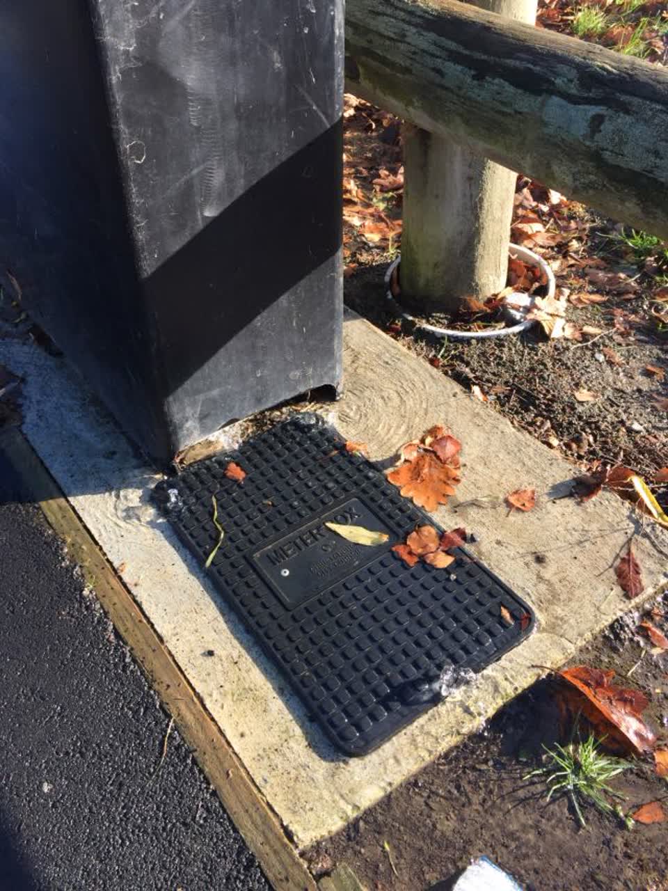 The photograph attached to this water supply report