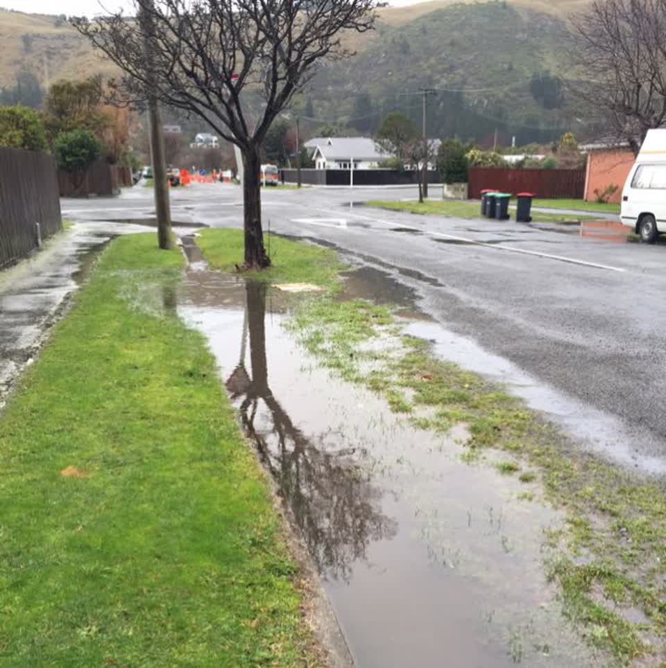 The photograph attached to this wastewater/stormwater report