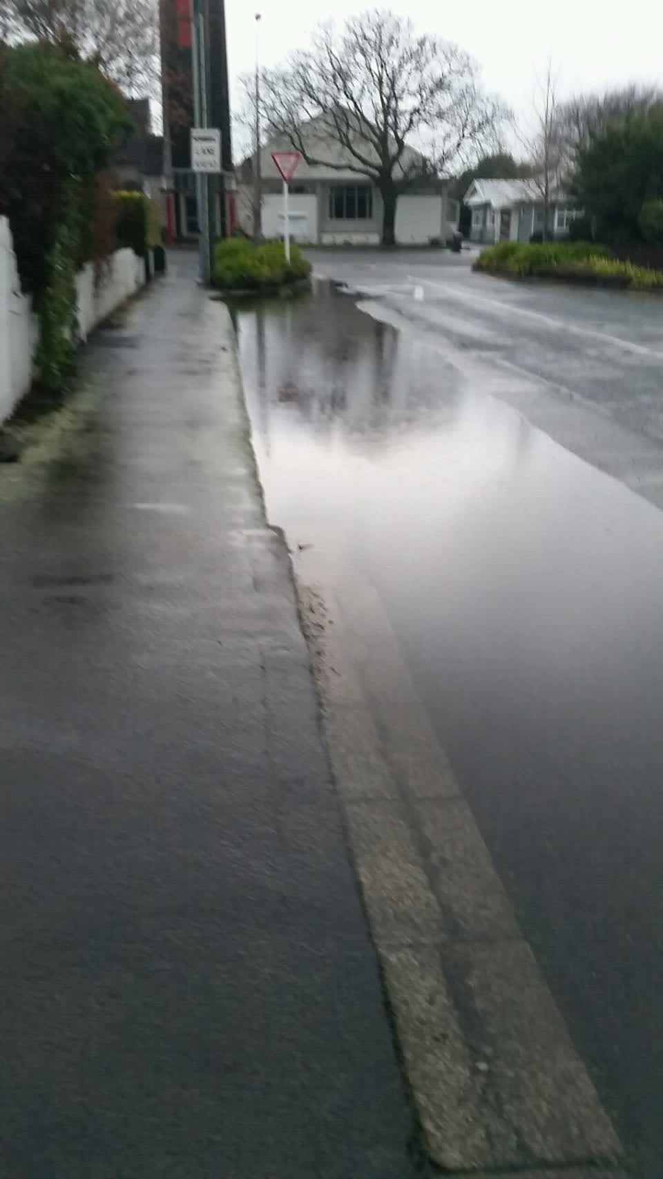 The photograph attached to this wastewater/stormwater report