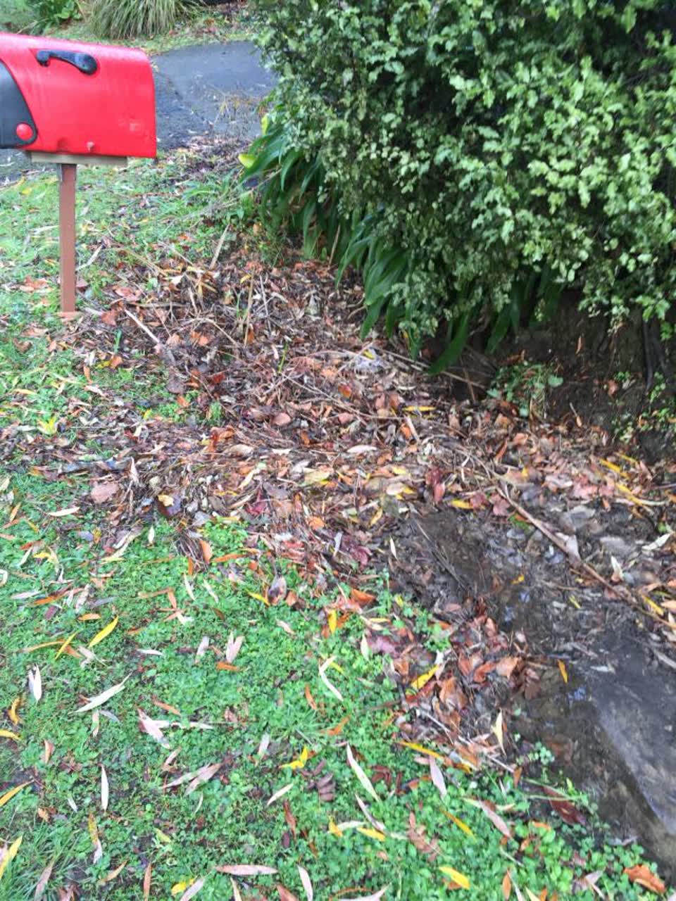 The photograph attached to this wastewater/stormwater report