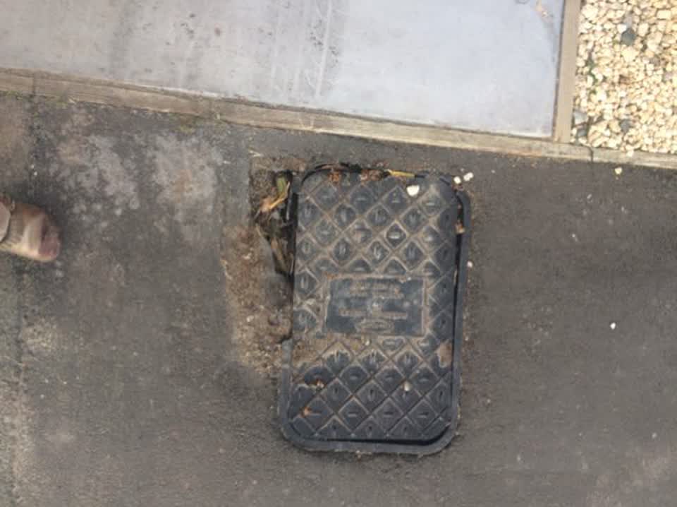 The photograph attached to this wastewater/stormwater report