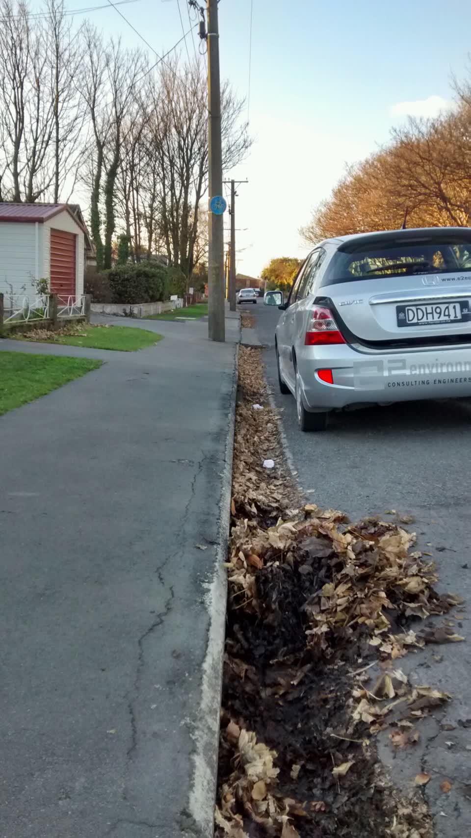 The photograph attached to this wastewater/stormwater report