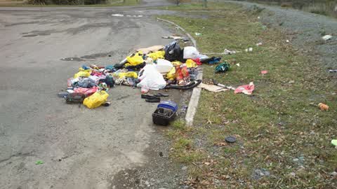 Rubbish/Recycling, a report photo